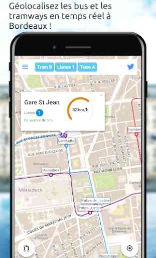 Transports Bordeaux Tram Bus Real Time ODOS 1