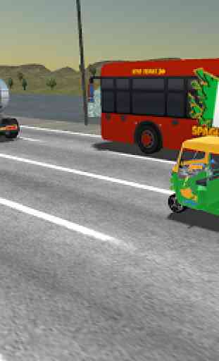 Tuk Tuk Rickshaw:  Auto Traffic Racing Simulator 1