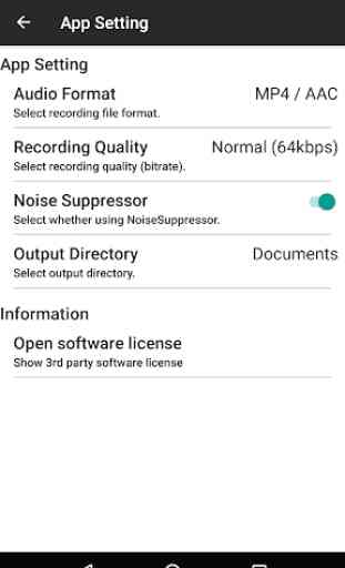 Voice Recorder (Support MP4 / WAVE format) 4