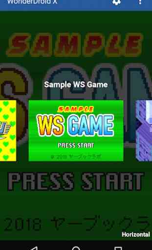 WonderDroid X – Emulator for WSC Games 1