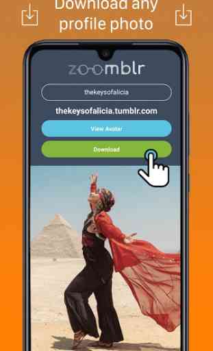 zoomblr - Big avatar viewer downloader for Tumblr 1