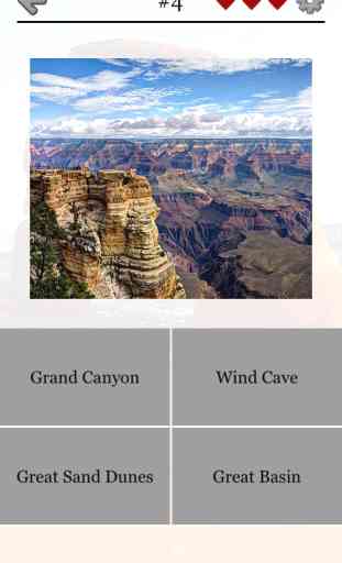 National Parks of the US - Guess the Park from Photo or Map Quiz - From Yellowstone to Grand Canyon 2