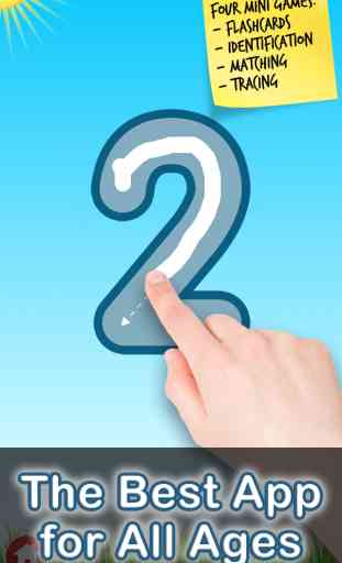Number Quiz Free - the numbers tracing game for kids learning 123s 1