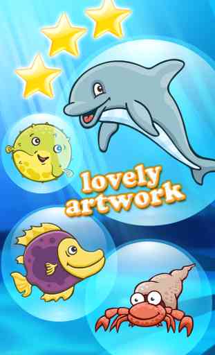 Ocean puzzle HD for toddlers and kindergarten kids with colorful ocean animals and fishes Deluxe 4