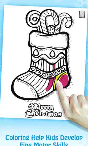 Paint and Play: Kids Doodle Christmas Eve - Coloring Book & Art Studio Set with Endless Coloring Pages, Finger Coloring Games, Drawing Pad Brushes for Preschool, Kindergarten and Montessori Girls, Boy, Toddlers to Color, Draw Something & Painting 1