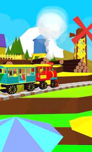 3D Train Driving Game For Kids 1