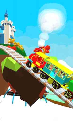 3D Train Driving Game For Kids 3