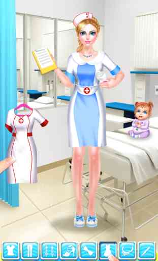 Nurse & Newborn Baby - Hospital Makeover & Dress Up 2