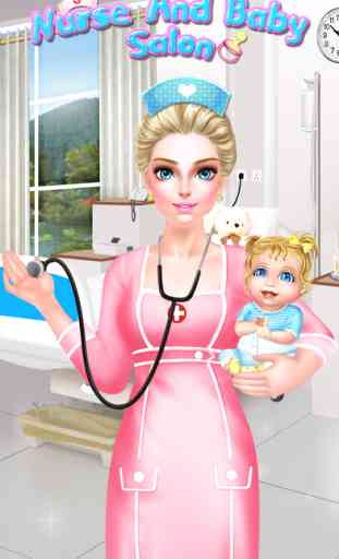 Nurse & Newborn Baby - Hospital Makeover & Dress Up 3