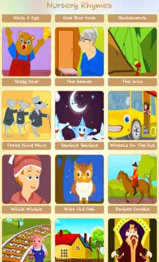 Nursery Rhymes: perfect rhymes app for kids 3