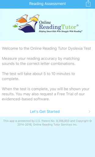 Online Reading Tutor Assessment 1