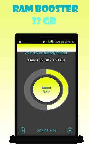 32 GB Ram Booster - One Tap Speed Booster free 4
