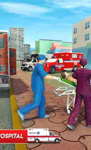 911 Rescue Ambulance Simulator 4