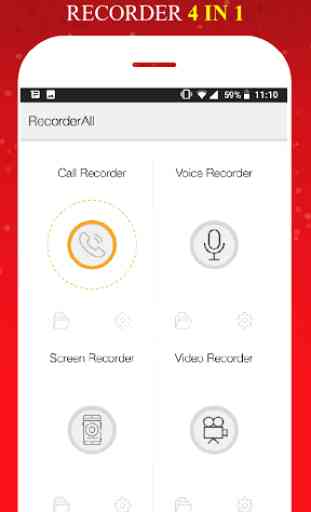 All in 1 Recorder -Call/Voice/Screen/Video 1