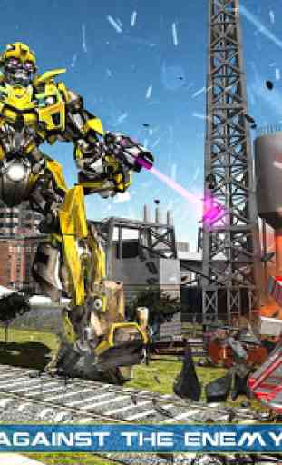 Army Train Robot Transforming War Games 1