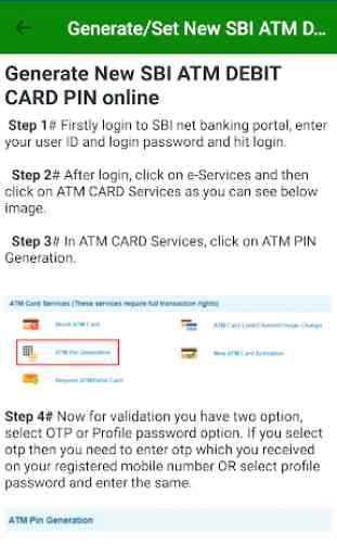 ATM Pin Generate useful Guide 3
