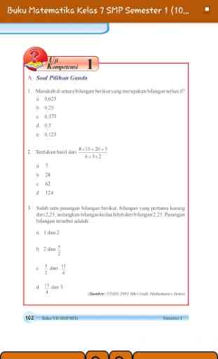 Buku Matematika Kelas 7 SMP Semester 1 4
