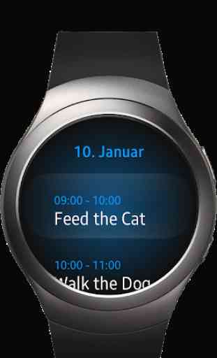 Calendar Gear - Google Calendar for Samsung Watch 2