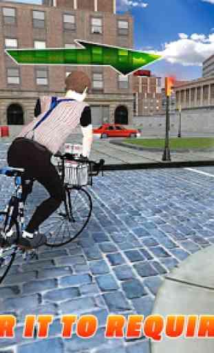 City Bicycle Simulation : Newspaper Delivery 2
