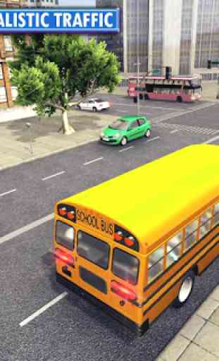 City School Bus Simulator 2019: Free driving 1