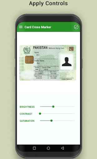 CNIC & ID Card Cross Marker 3