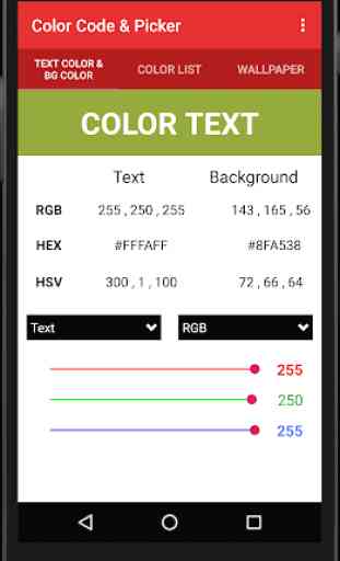 Color Code Picker : HTML RGB HEX Color Code 1