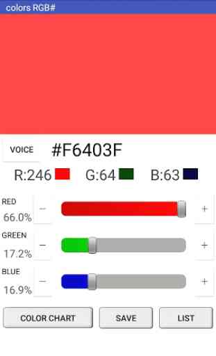 Color Codes & Color Chart  colors RGB# 3