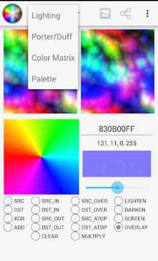 Color Filters in Android SDK 3