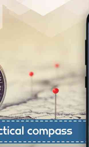 Compass Pro - Accurate Compass App & Qibla Finder 1