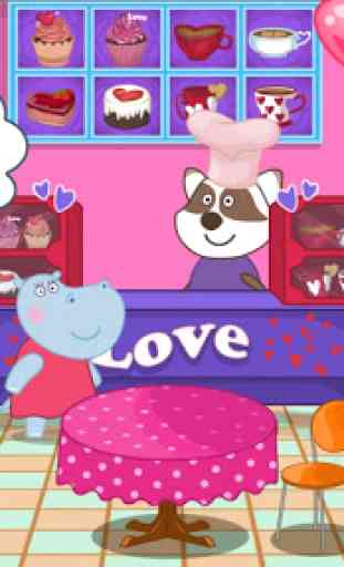 Cooking games: Valentine's cafe for Girls 1