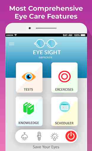 Eye Care: Eye, Test, Exercise & Blue Light Filter 1