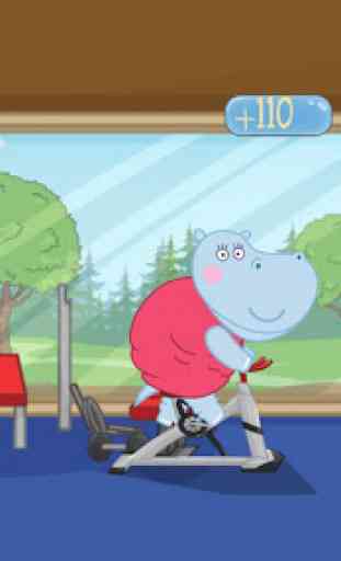 Fitness Games: Hippo Trainer 4