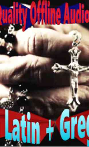 Holy Rosary in Latin + Gregorian Chant (offline) 1