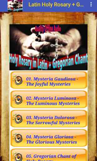 Holy Rosary in Latin + Gregorian Chant (offline) 3