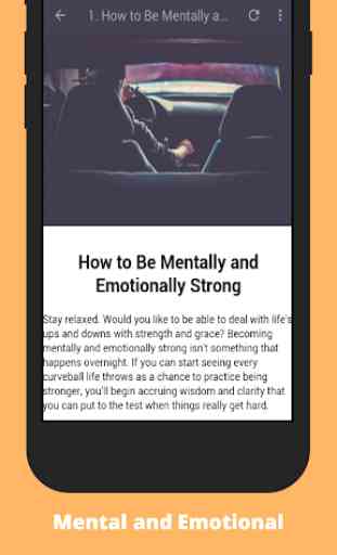 How to Be Mentally Strong Tips 2