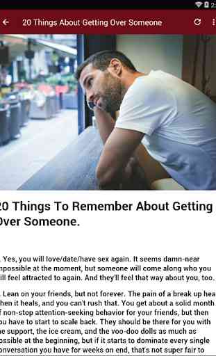 HOW TO GET OVER SOMEONE 3