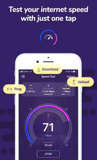 Internet speed test : Ping test | Speed tester 1