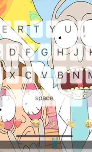 Keyboard Theme for Rick and M 2019 4