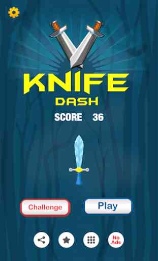 Knife Dash - Flipy knife hit or knife rush frenzy 1