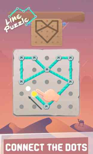 Line Puzzle Games: Drag and Connect 1