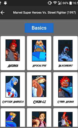 Moves Guide for Street Fighter 3