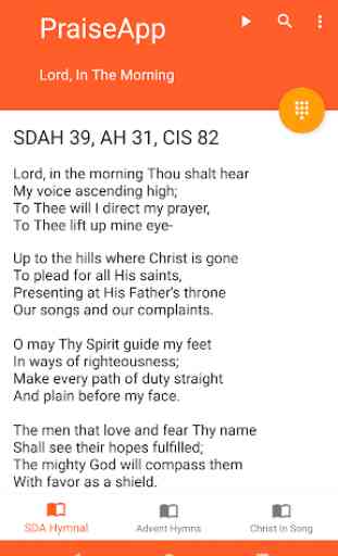 PraiseApp: SDAH, Advent Hymns and Christ In Song 1
