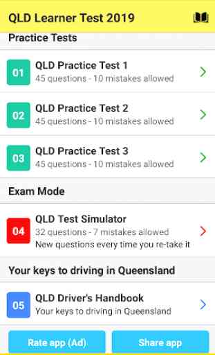 QLD Learner Test 1