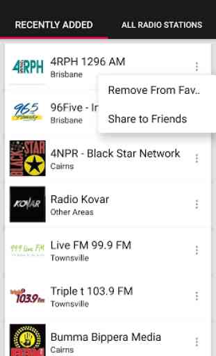 Queensland Radio Stations - Australia 4