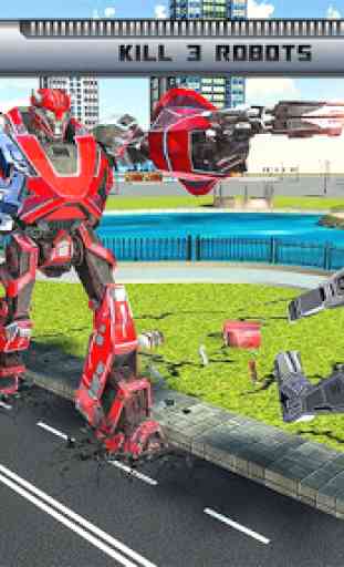Real Horse Robot Transforming Games-Robot Shooting 3