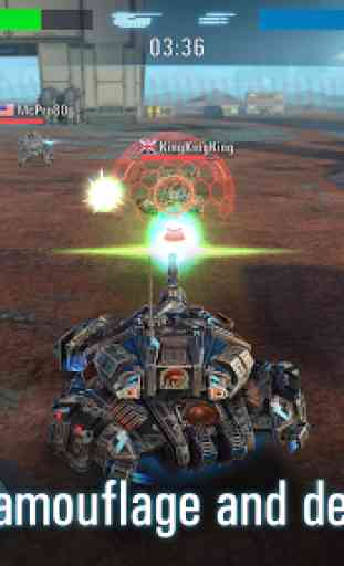 Robots VS Tanks: 5v5 Tactical Multiplayer Battles 4
