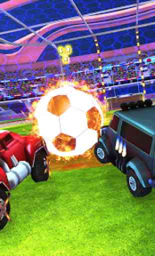 Rocket Cars Football League: Battle Royale Soccer 3