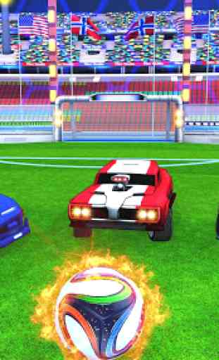 Rocket Cars Football League: Battle Royale Soccer 4