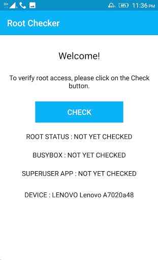 Root Checker for Android 1
