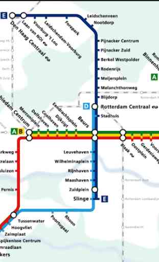 Rotterdam Metro Map 2